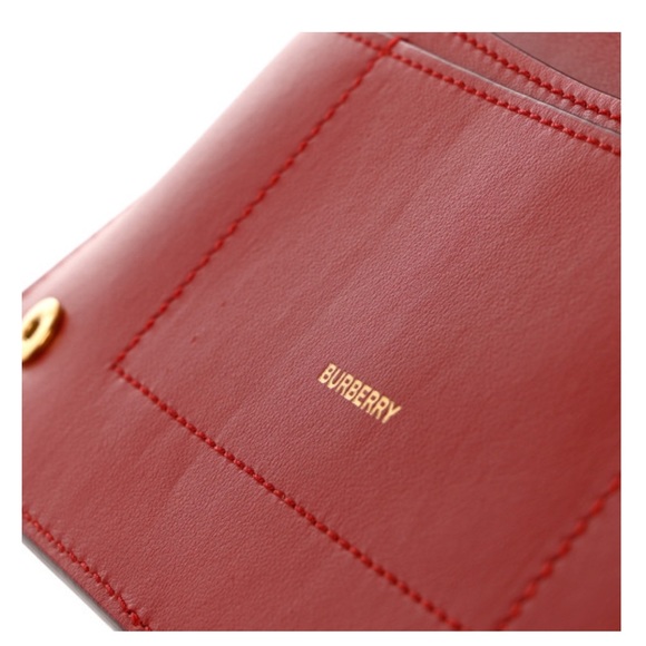 BURBERR Rowe Continental Wallet Dark Carmine - Picture 5 of 7